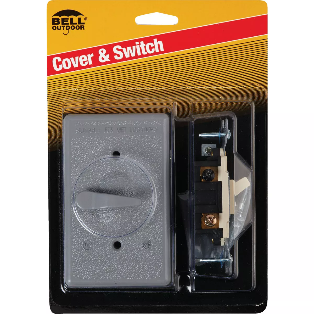Bell 3-Way Vertical Mount Gray Weatherproof Outdoor Switch Cover - photo 2