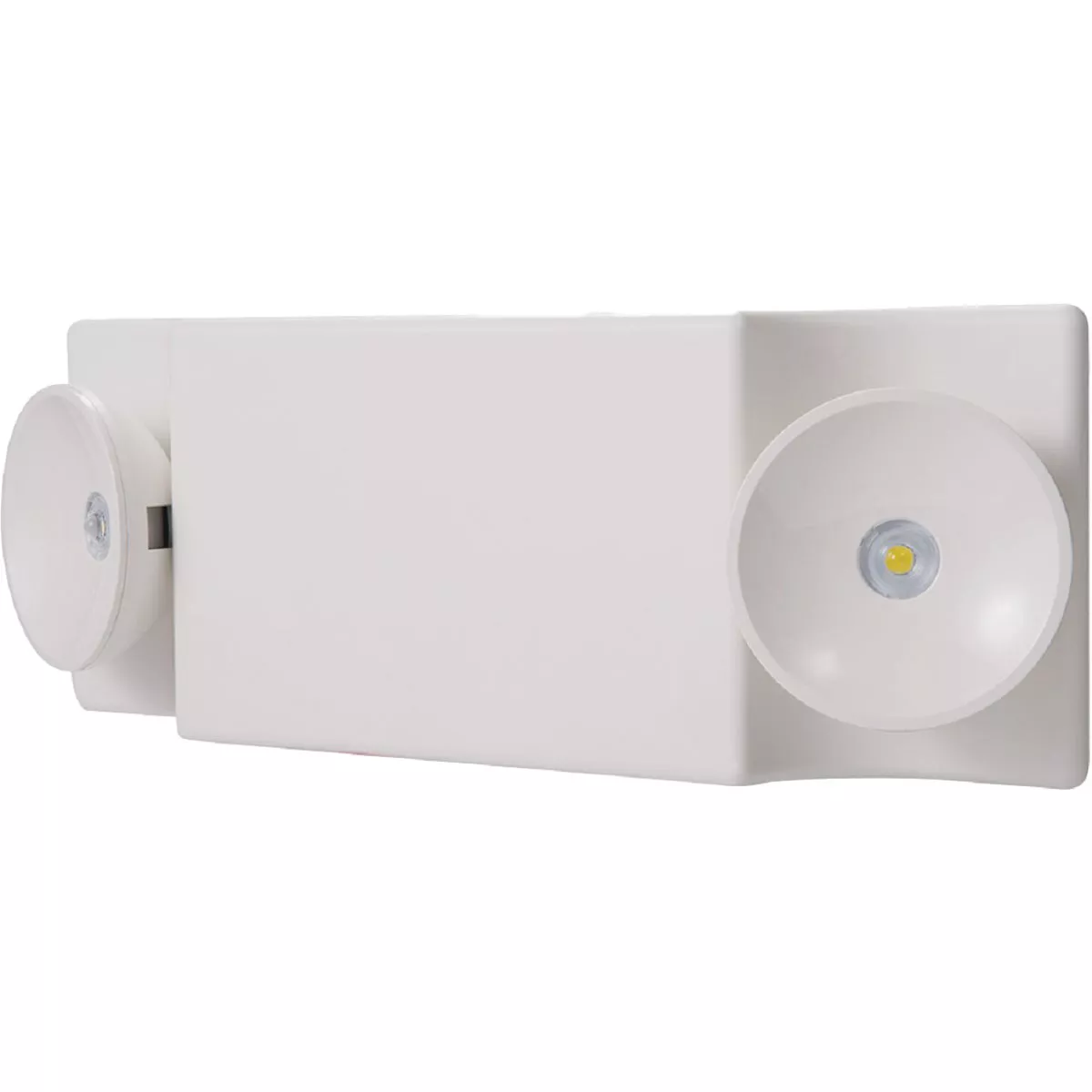 Sure-Lites 2-Head White Polycarbonate LED Emergency Light