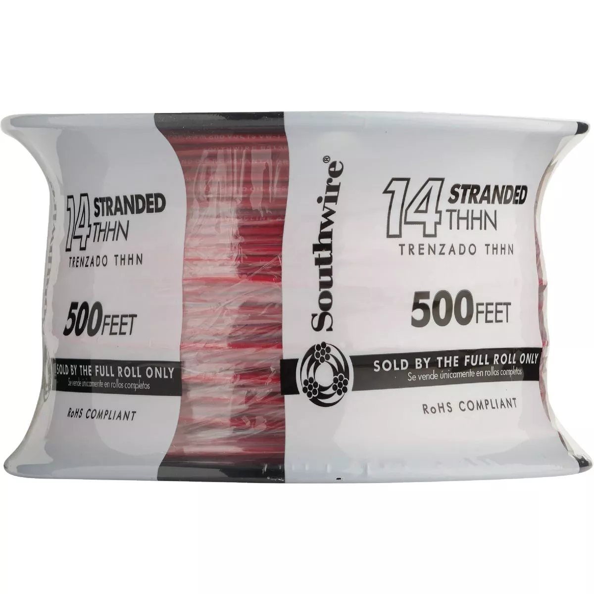 Southwire 500 Ft. 14 AWG Stranded Red THHN Electrical Wire - photo 2