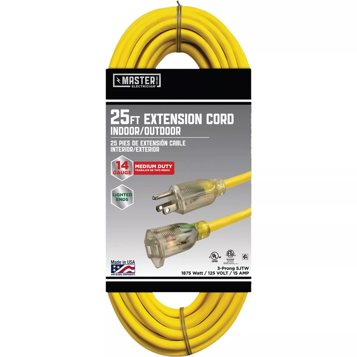 Do it Best 25 Ft. 14/3 Heavy-Duty Contractor Extension Cord