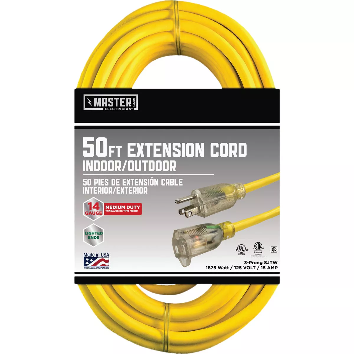 Do it Best 50 Ft. 14/3 Heavy-Duty Contractor Extension Cord