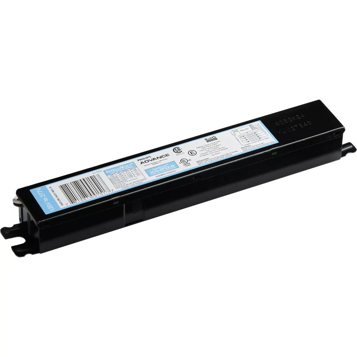 Philips Advance Instant Start 32W 120V/277V 3 or 4 Lamp Electronic Ballast - photo 2
