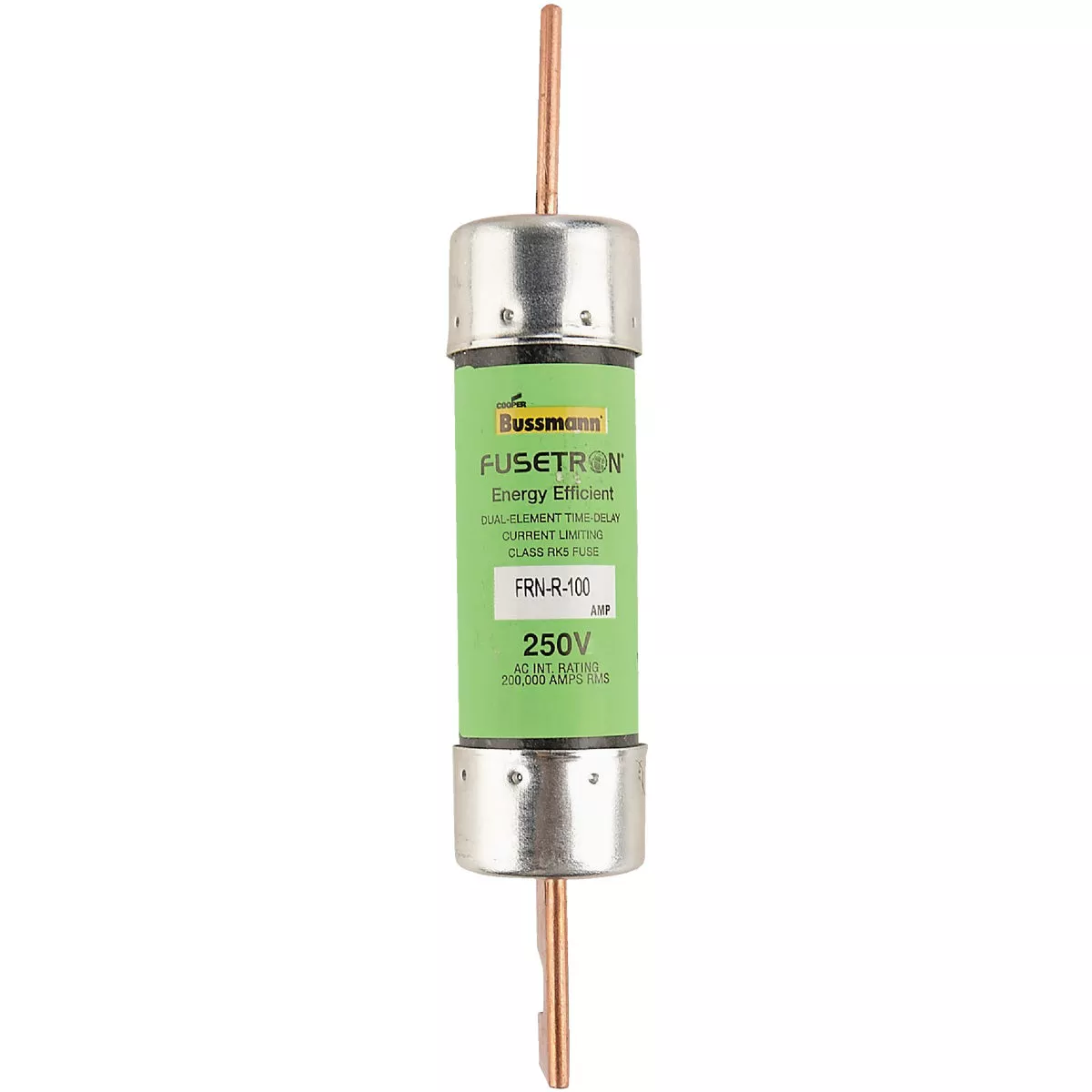 Bussmann 100A FRN-R Cartridge Heavy-Duty Time Delay Cartridge Fuse