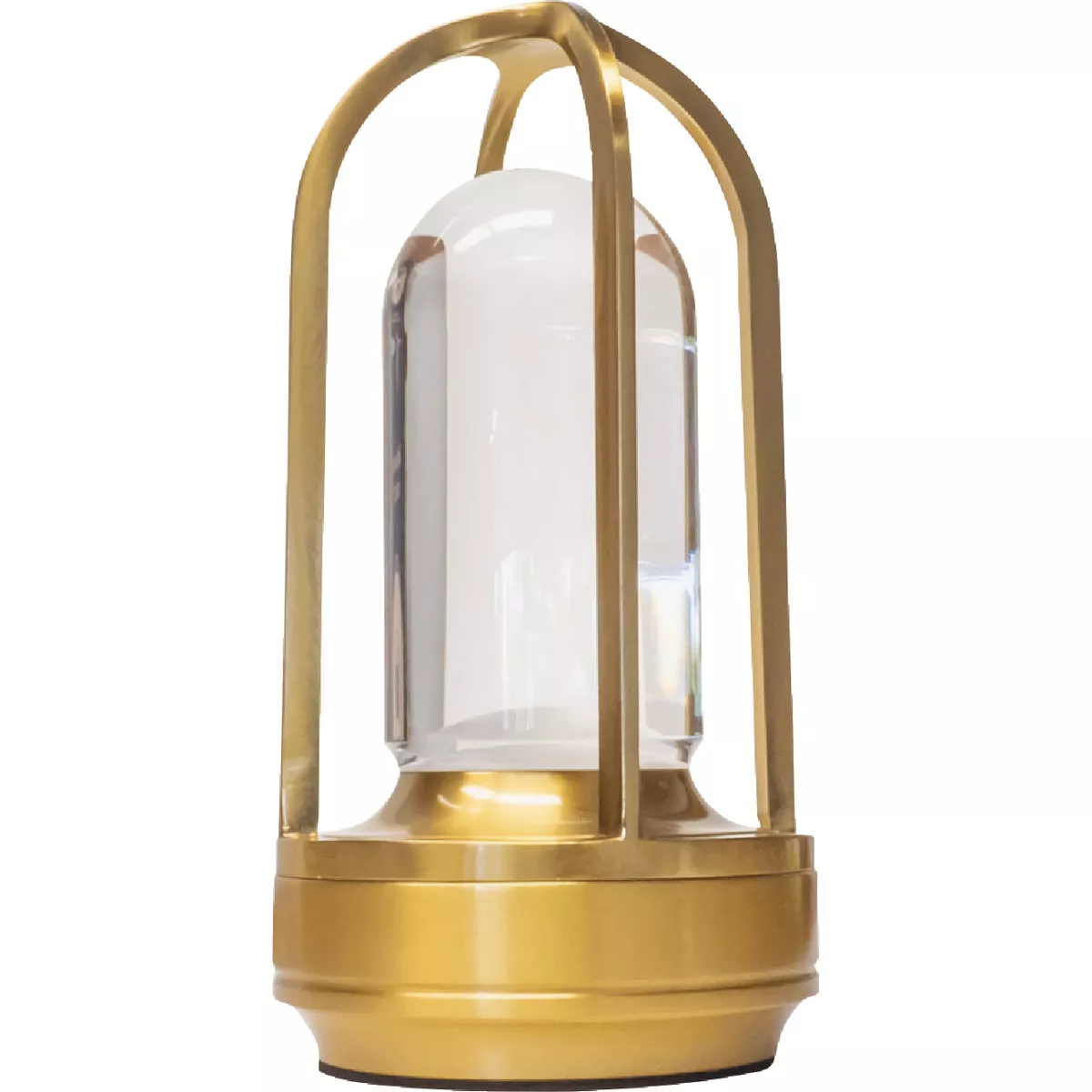 Westek Amerelle Bristol Satin Gold Rechargeable Indoor/Outdoor LED Lamp