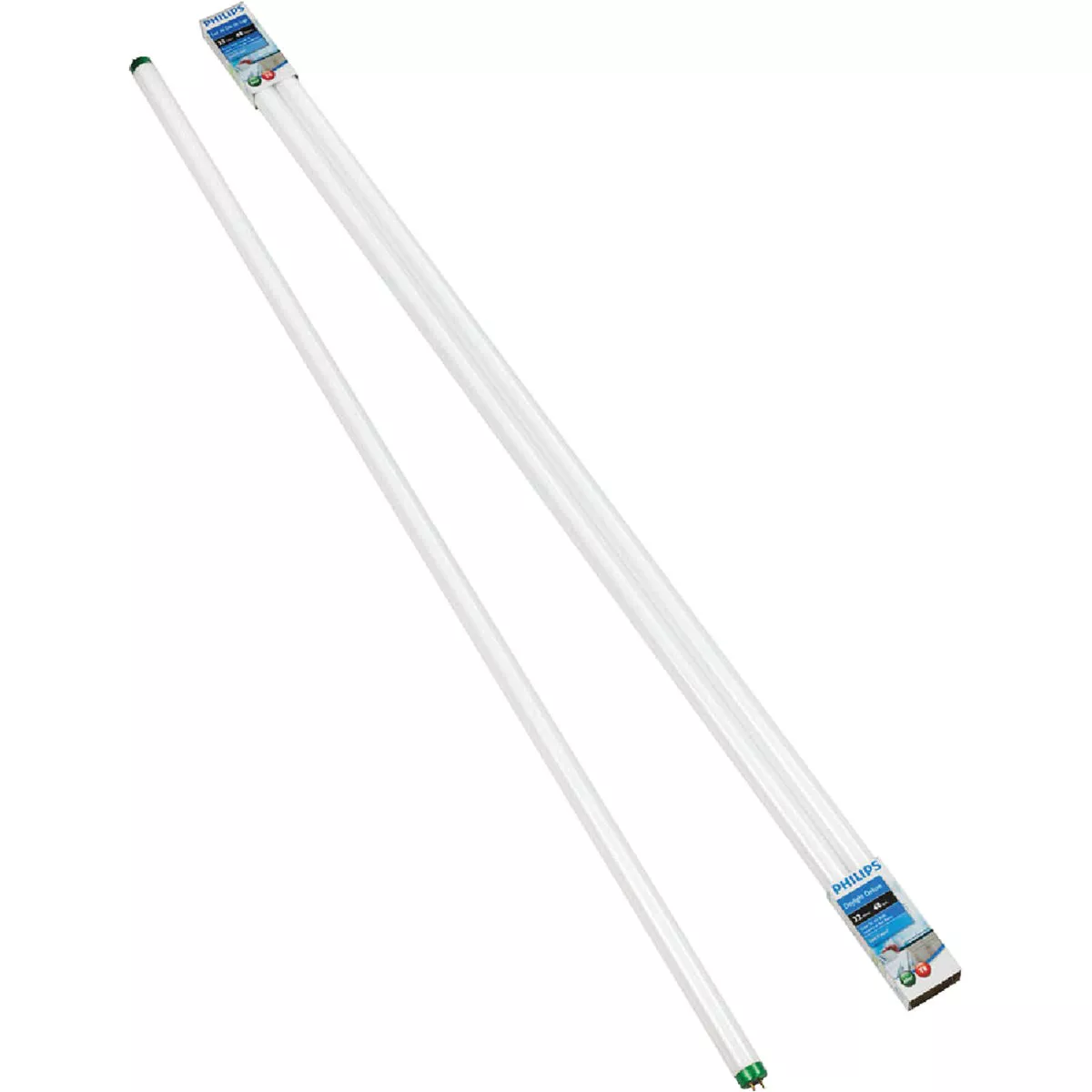 Philips ALTO 32W 48 In. Daylight Deluxe T8 Medium Bi-Pin Fluorescent Tube Light Bulb (2-Pack)