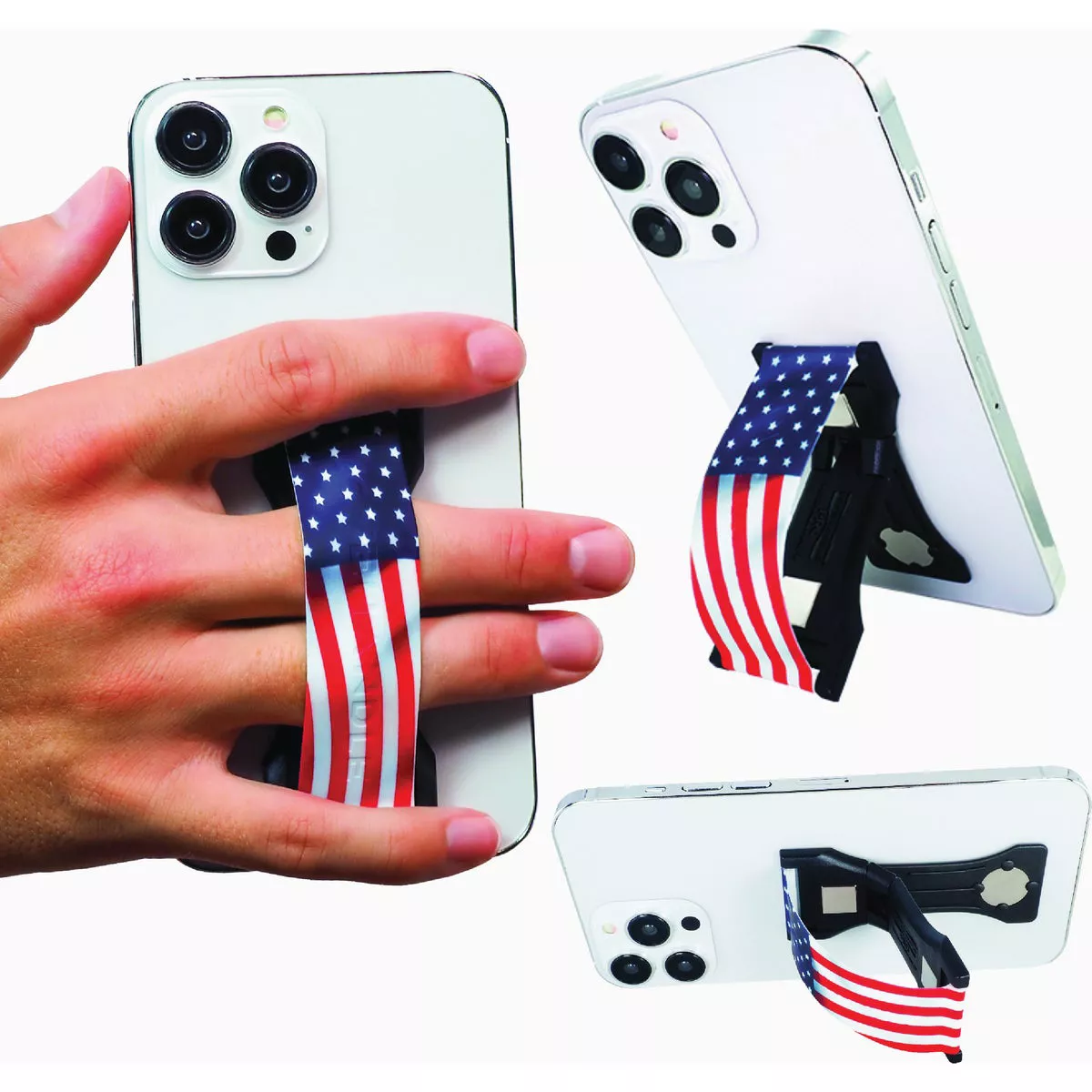 LoveHandle PRO Wavy American Flag Phone Grip - photo 4