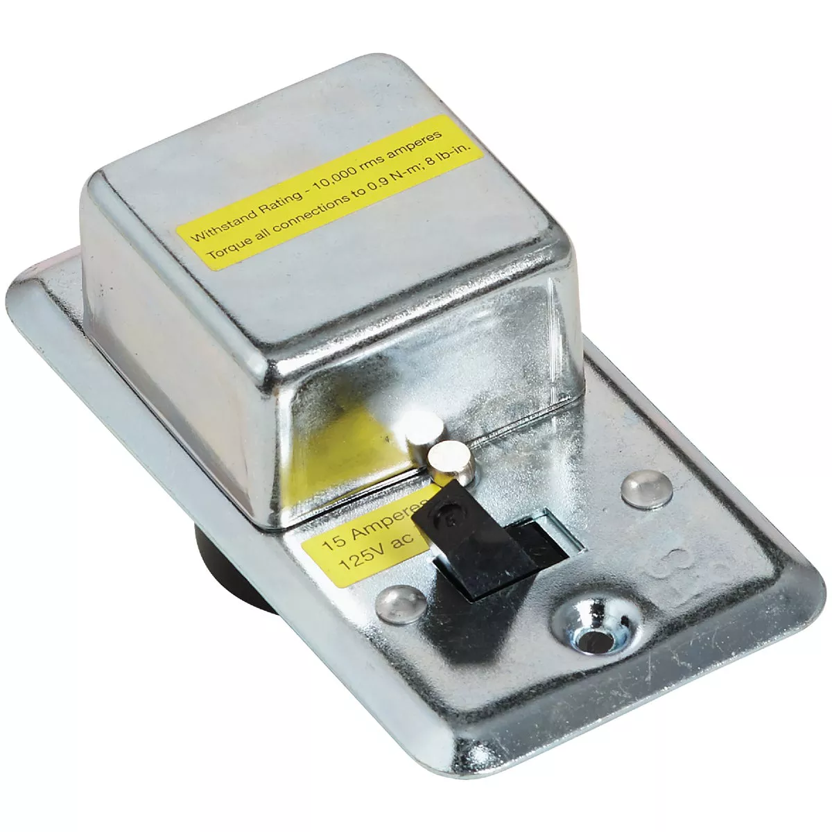 Bussmann 125V 15A 2-1/4 In. Handy Box Fuse Holder Cover Plate - photo 3