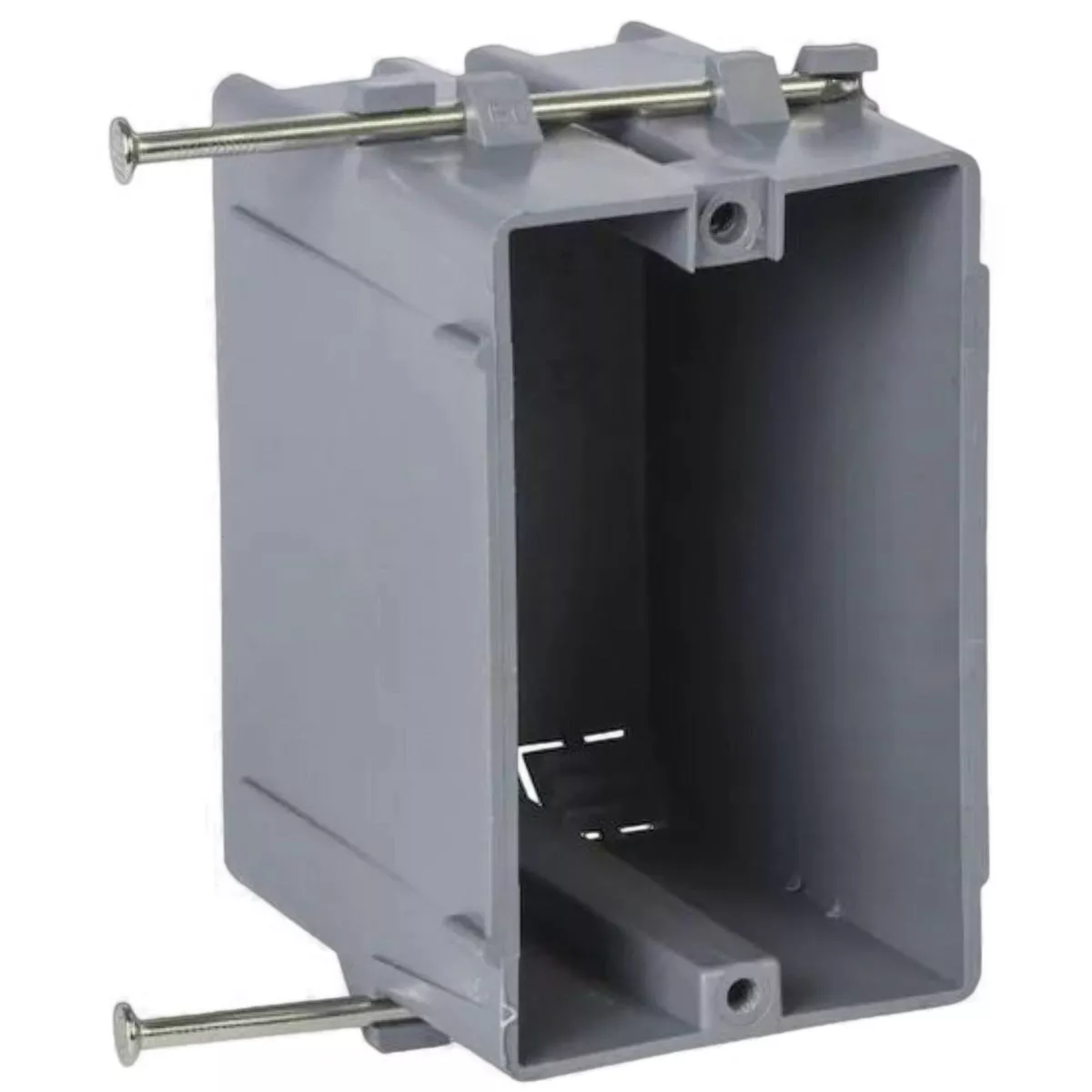 Gardner Bender 1-Gang PVC New Work Wall Electrical Box, 18 Cu. In.-
