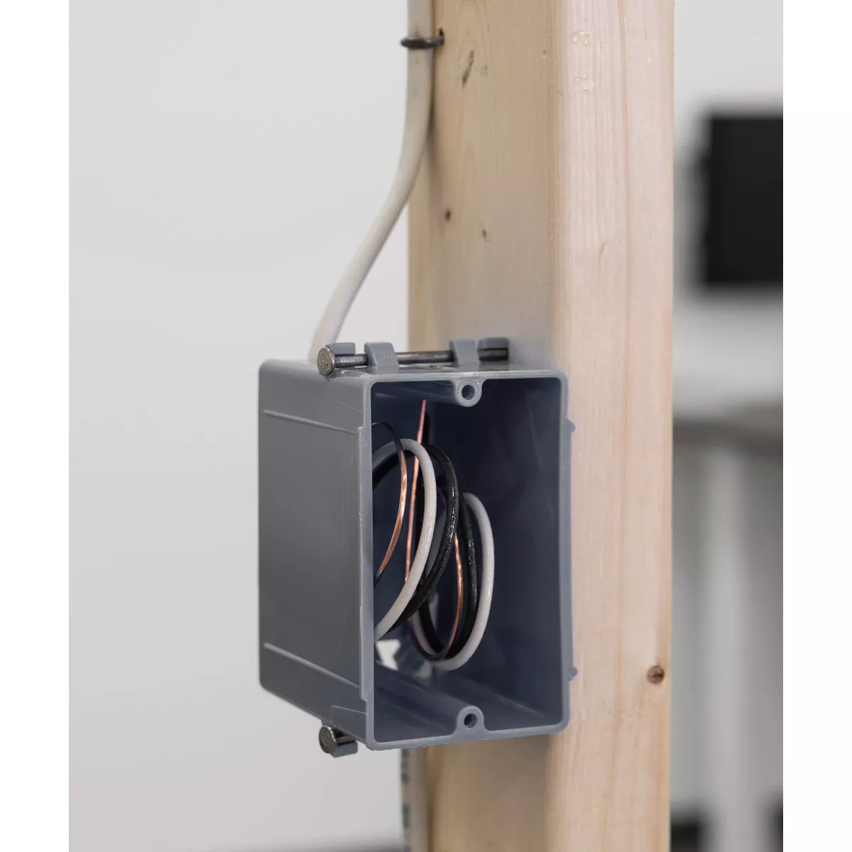 Gardner Bender 1-Gang PVC New Work Wall Electrical Box, 18 Cu. In.- - photo 2
