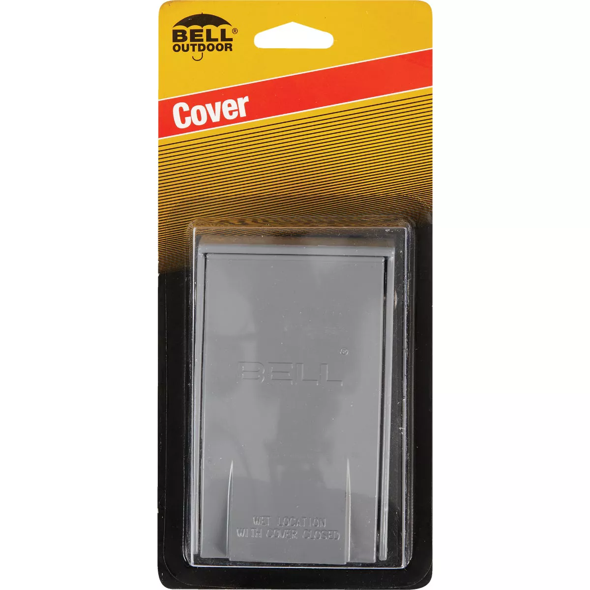 Bell Rayntite Single Gang Vertical Mount GFCI Aluminum Gray Weatherproof Outdoor Outlet Cover - photo 2