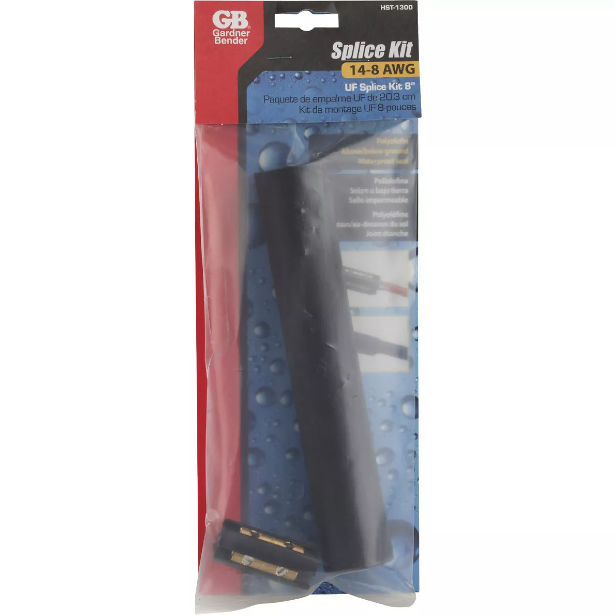 Gardner Bender 600V Black 14 AWG to 18 AWG Underground UF Wire Splice Kit - photo 2