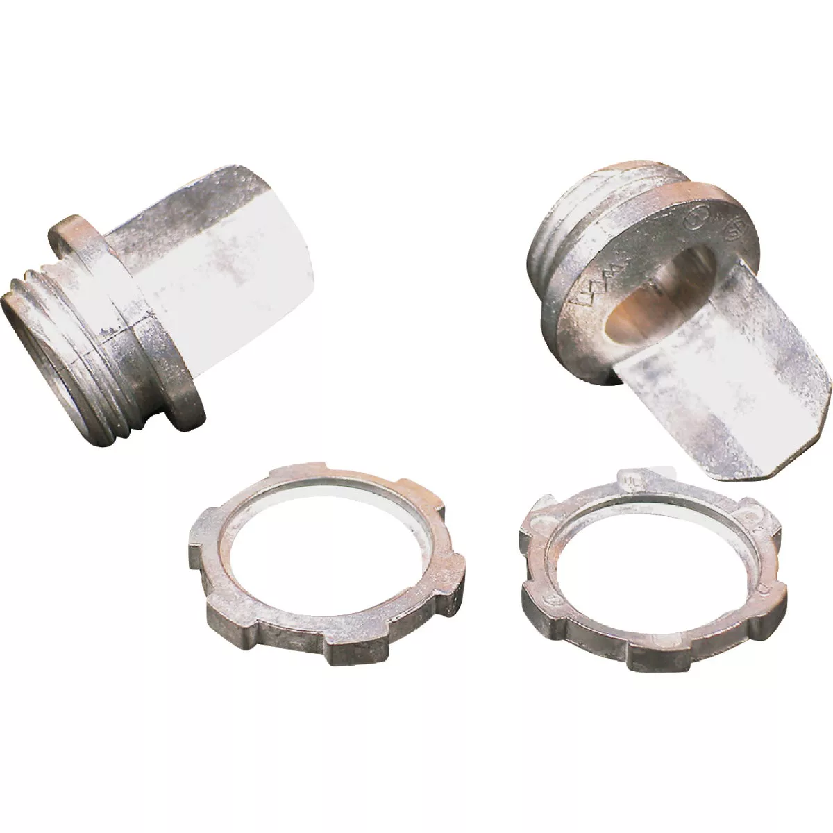 Wiremold Metallic 1/2 In. Galvanized Steel Connector (2-Pack)