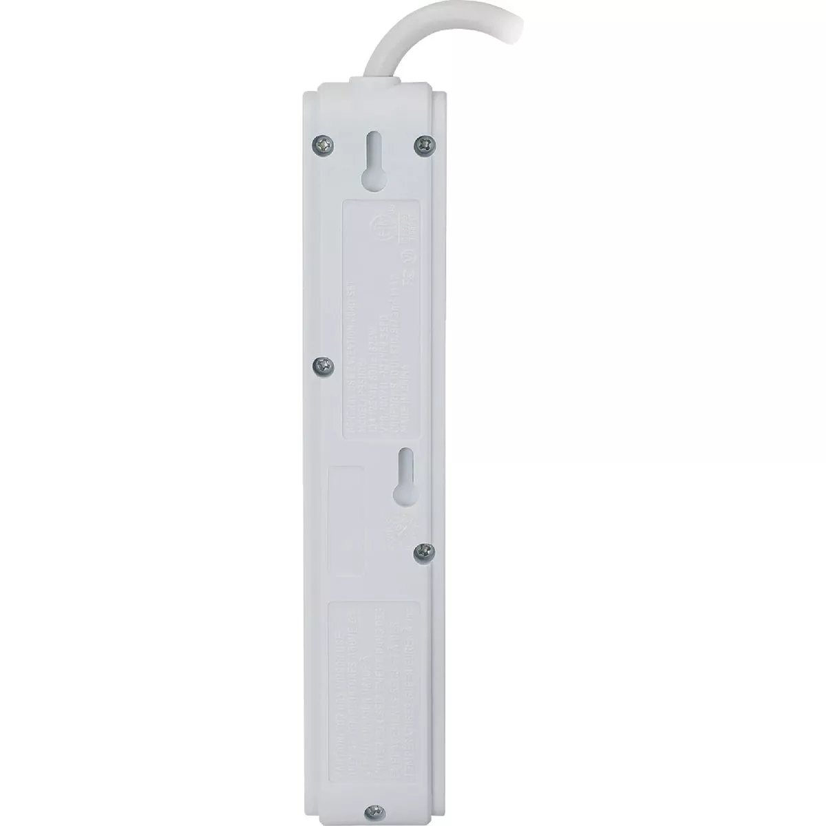 Prime Wire & Cable 3-Outlet/2-USB-A 300J White Surge Strip with 2.5 Ft. Cord - photo 4