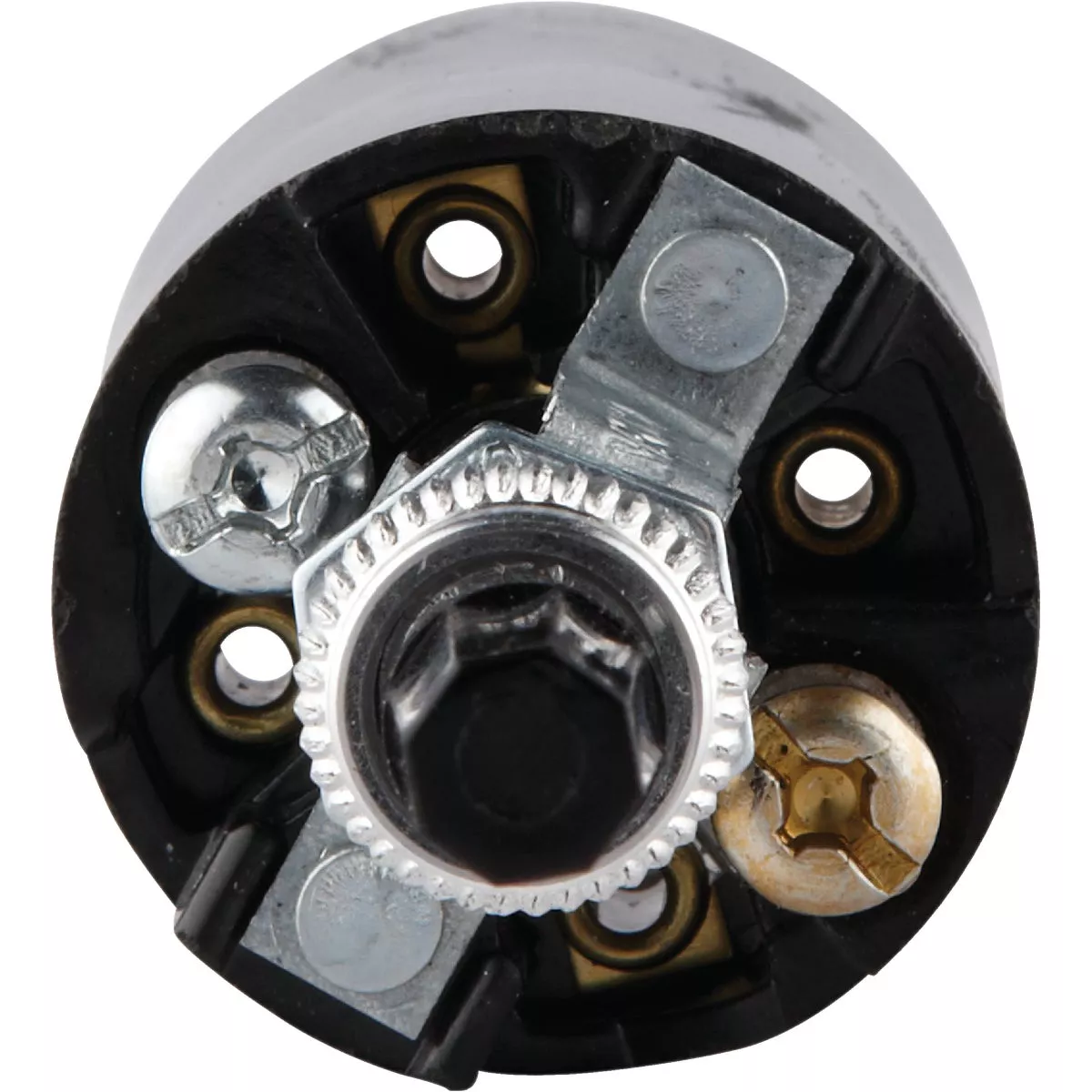 Leviton Bottom Turn-Knob Medium Base Black Lamp Socket - photo 2