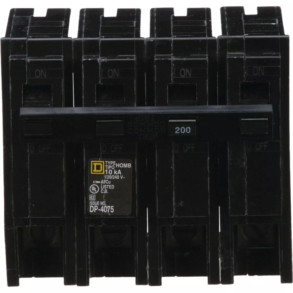 Square D Homeline 200A Double-Pole Standard Trip Main Breaker - photo 3