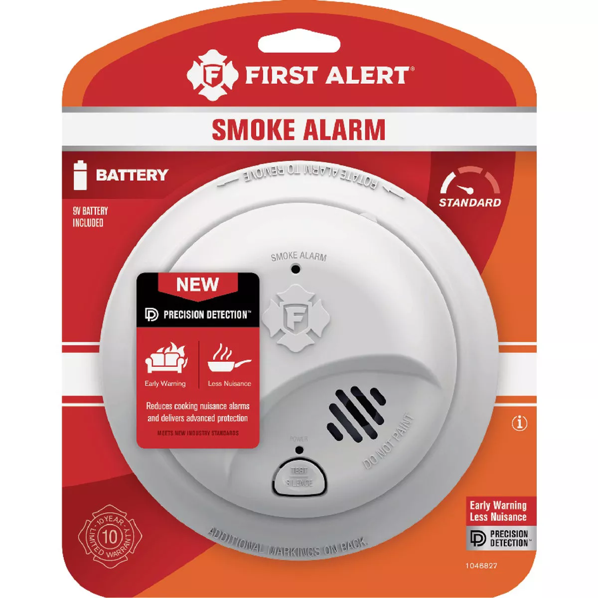 First Alert SMI100 Battery Powered Ionization Smoke Alarm