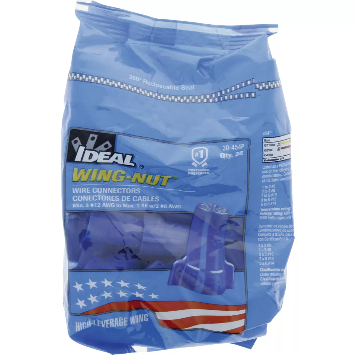 Ideal Wing-Nut Large Blue Copper to Copper Wire Connector (25-Pack) - photo 4