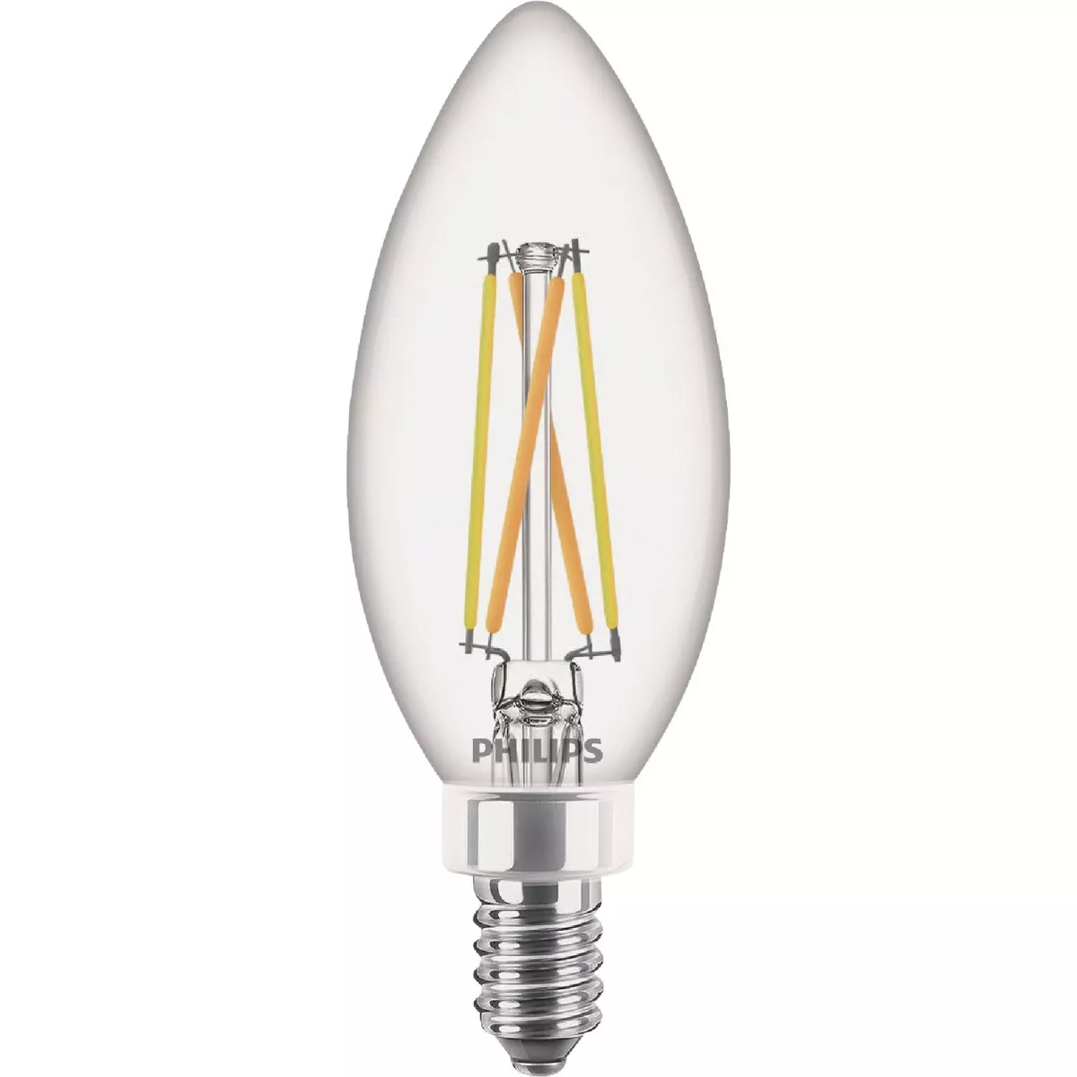 Philips Ultra Definition 40W Equivalent B11 LED Candelabra Base Soft White Light Bulb (3-Pack)