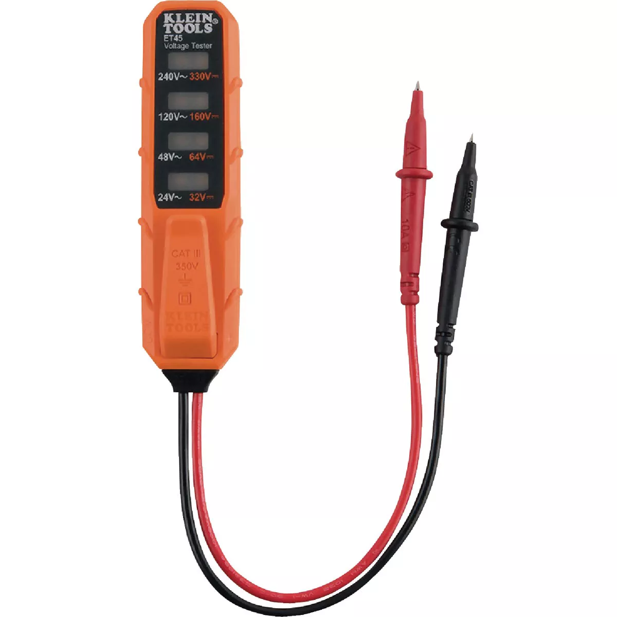 Klein AC/DC Electronic Voltage Tester with Test Leads - photo 2