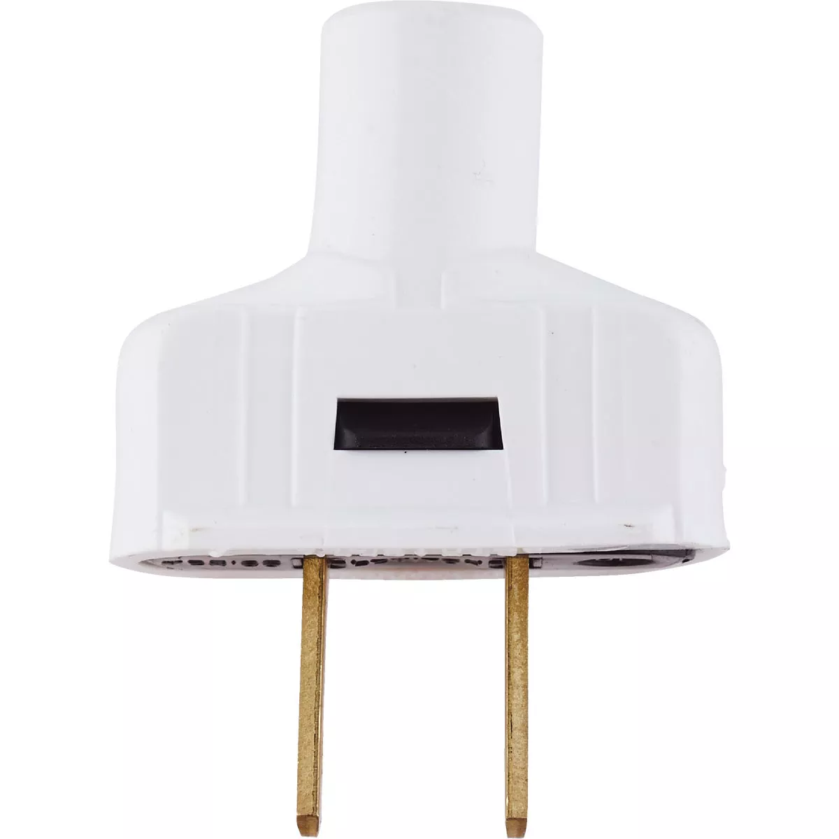 Leviton 15A 125V 2-Wire 2-Pole Vinyl Cord Plug, White - photo 2
