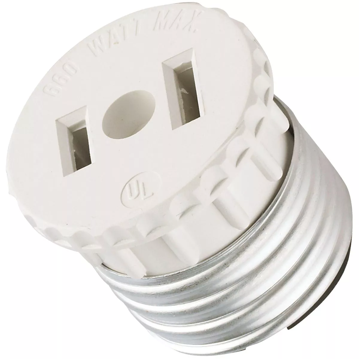 Leviton 600W 120V White Light Socket Adapter - photo 3