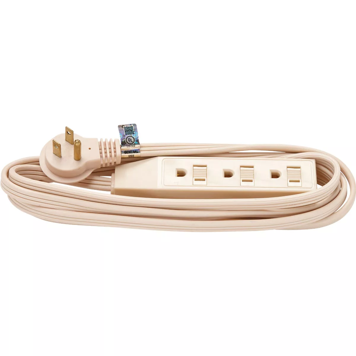 Do it Best 8 Ft. 16/3 Flat Plug Tan Extension Cord - photo 2