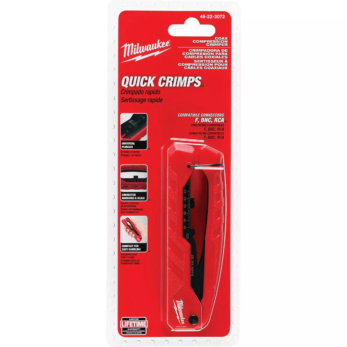 Milwaukee Coax Compression Crimper - photo 2