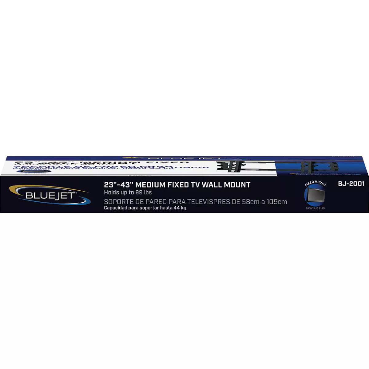 Blue Jet Black 23 In. to 43 In. Medium Fixed TV Wall Mount - photo 5