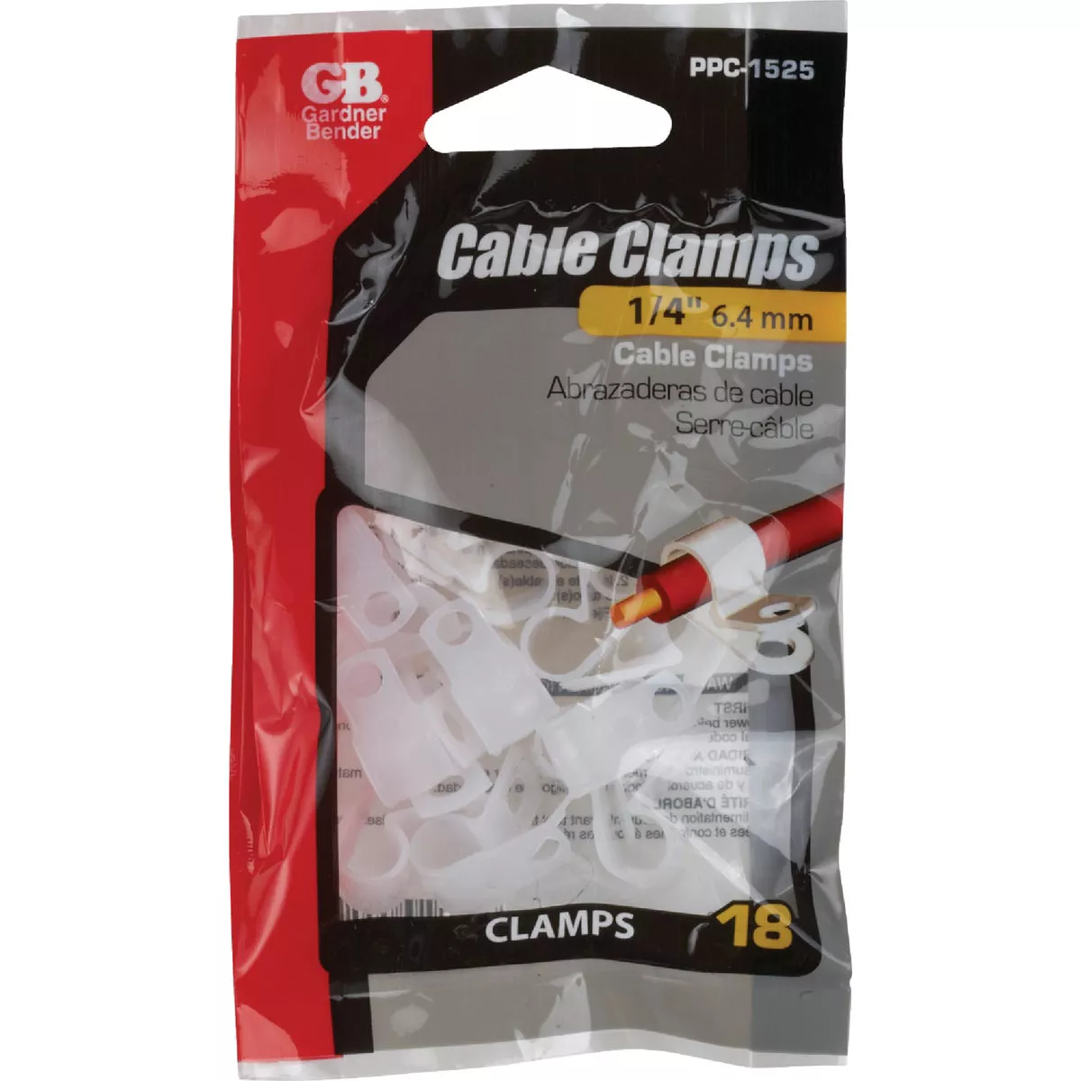 Do it 1/4 In. Plastic -60 to 340 Deg F Cable Clamp (18-Pack) - photo 2