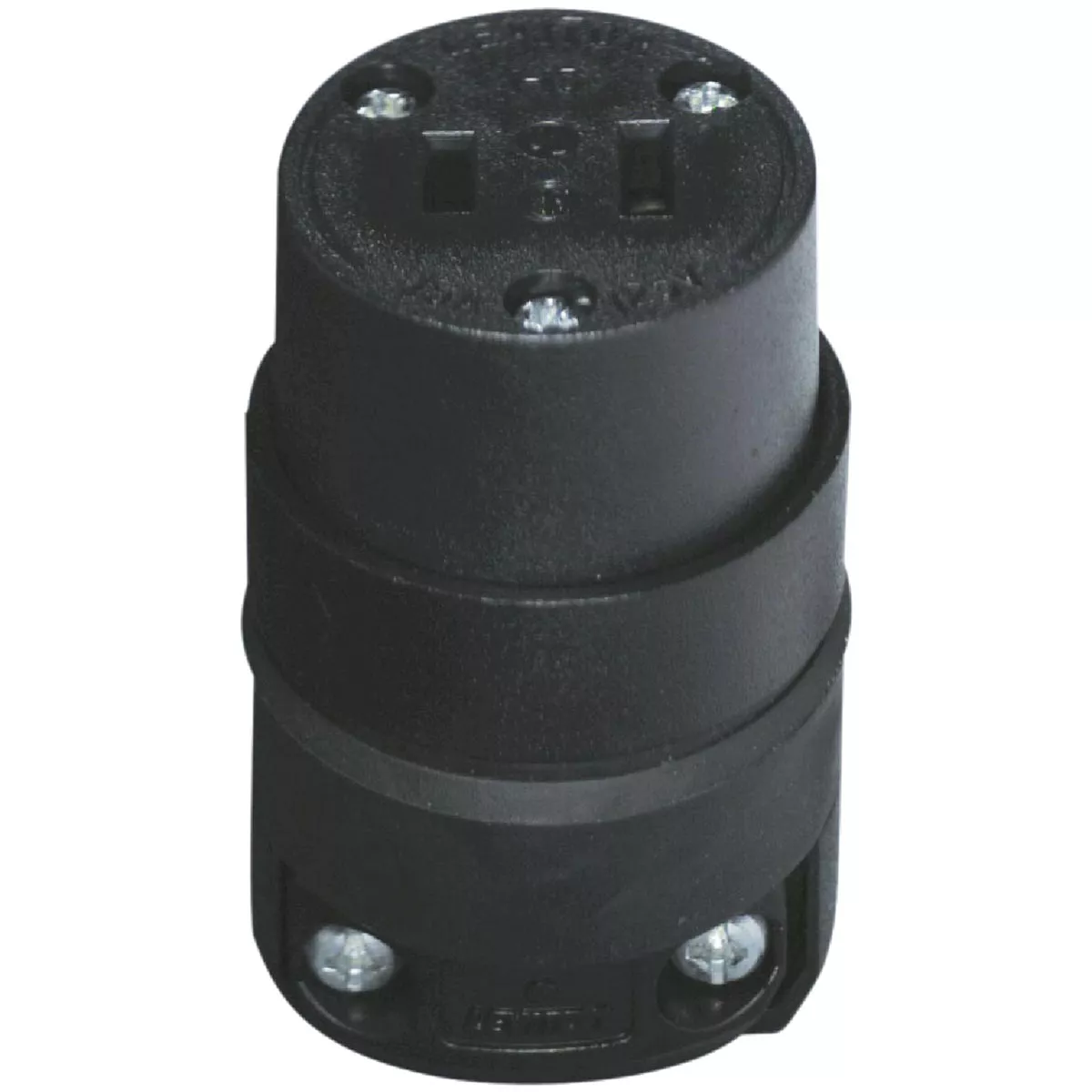 Leviton 15A 125V 2-Wire 2-Pole Rough Use Cord Connector - photo 2