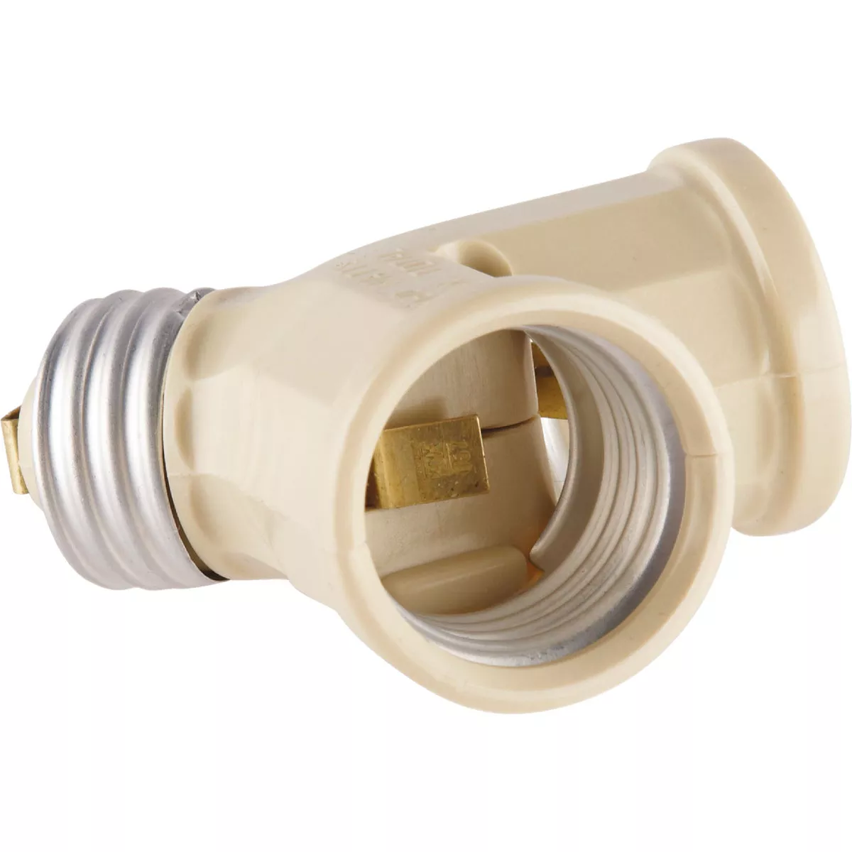 Leviton Ivory 125V Twin Socket Adapter - photo 2
