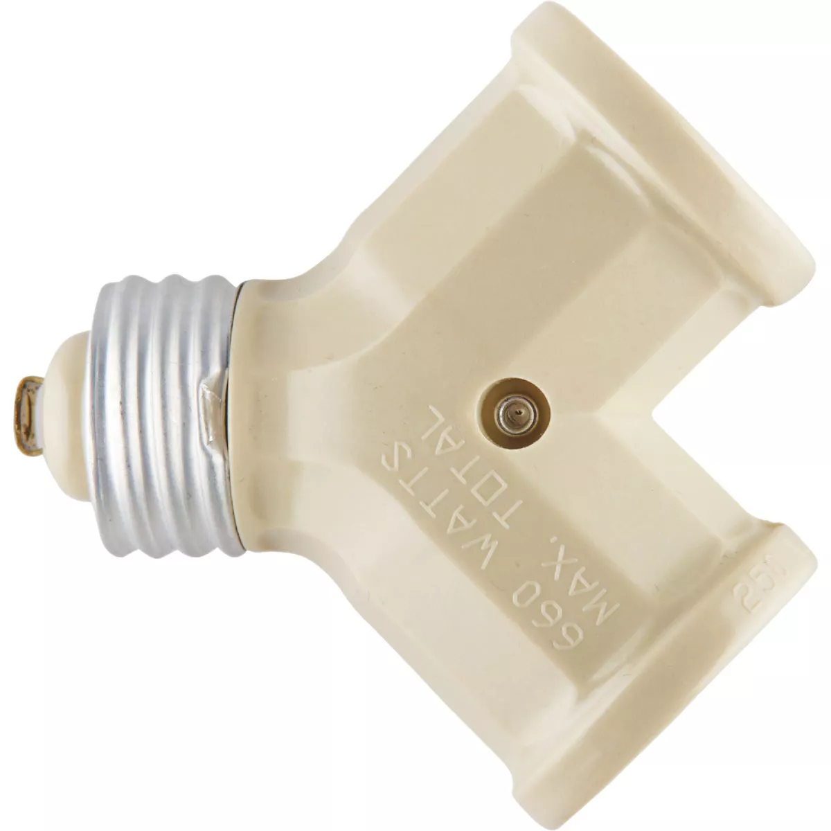 Leviton Ivory 125V Twin Socket Adapter - photo 3