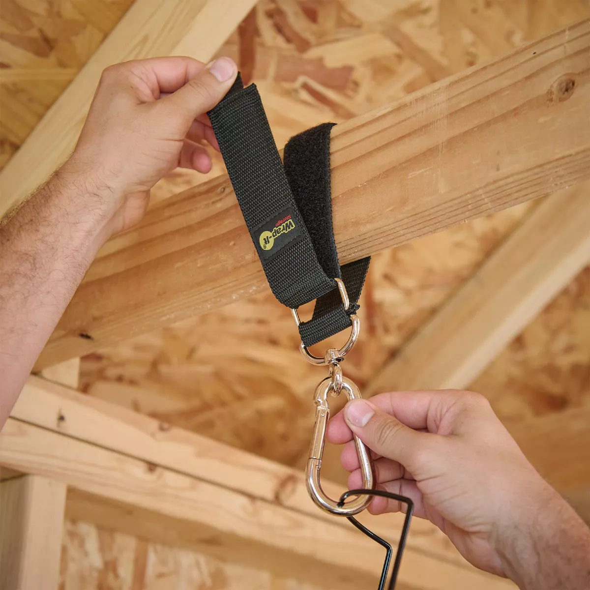 Wrap-It Storage Hook 'n Hang 18 In. x 1.5 In. Hanging Cinch Strap with Carabiner - photo 7