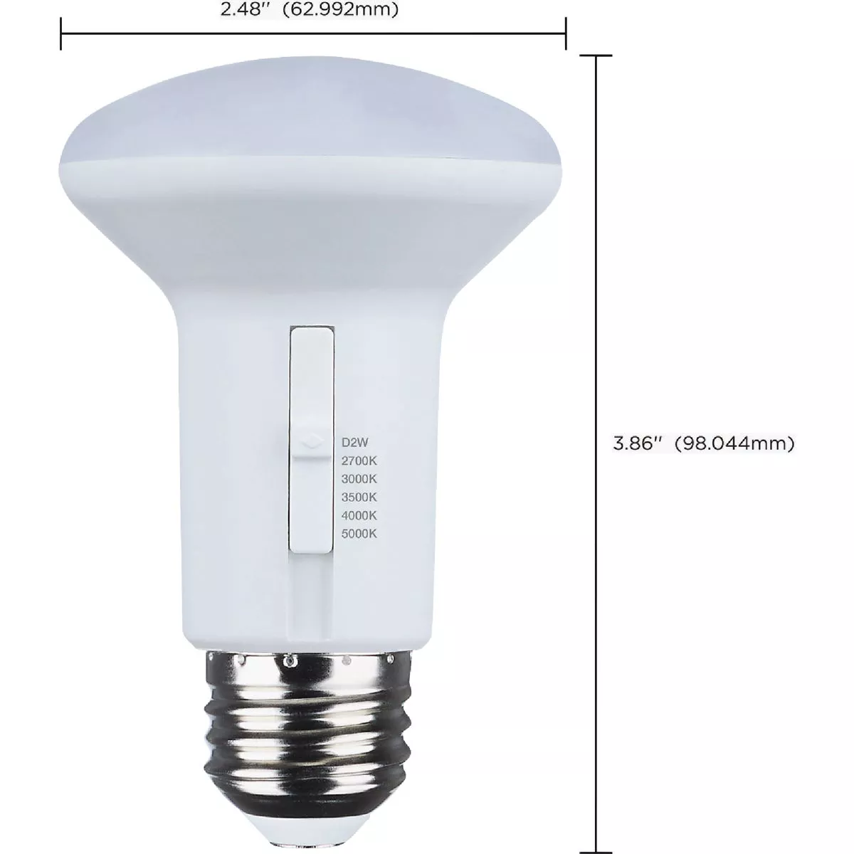 Satco 50W Equivalent R20 CCT Selectable Dim to Warm LED Light Bulb - photo 4