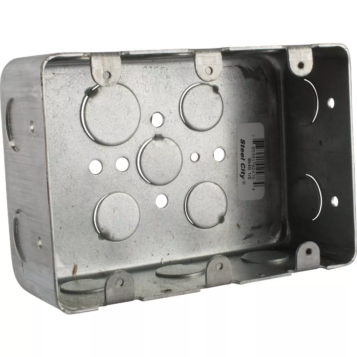 Steel City 3-Gang Steel Drawn Wall Box
