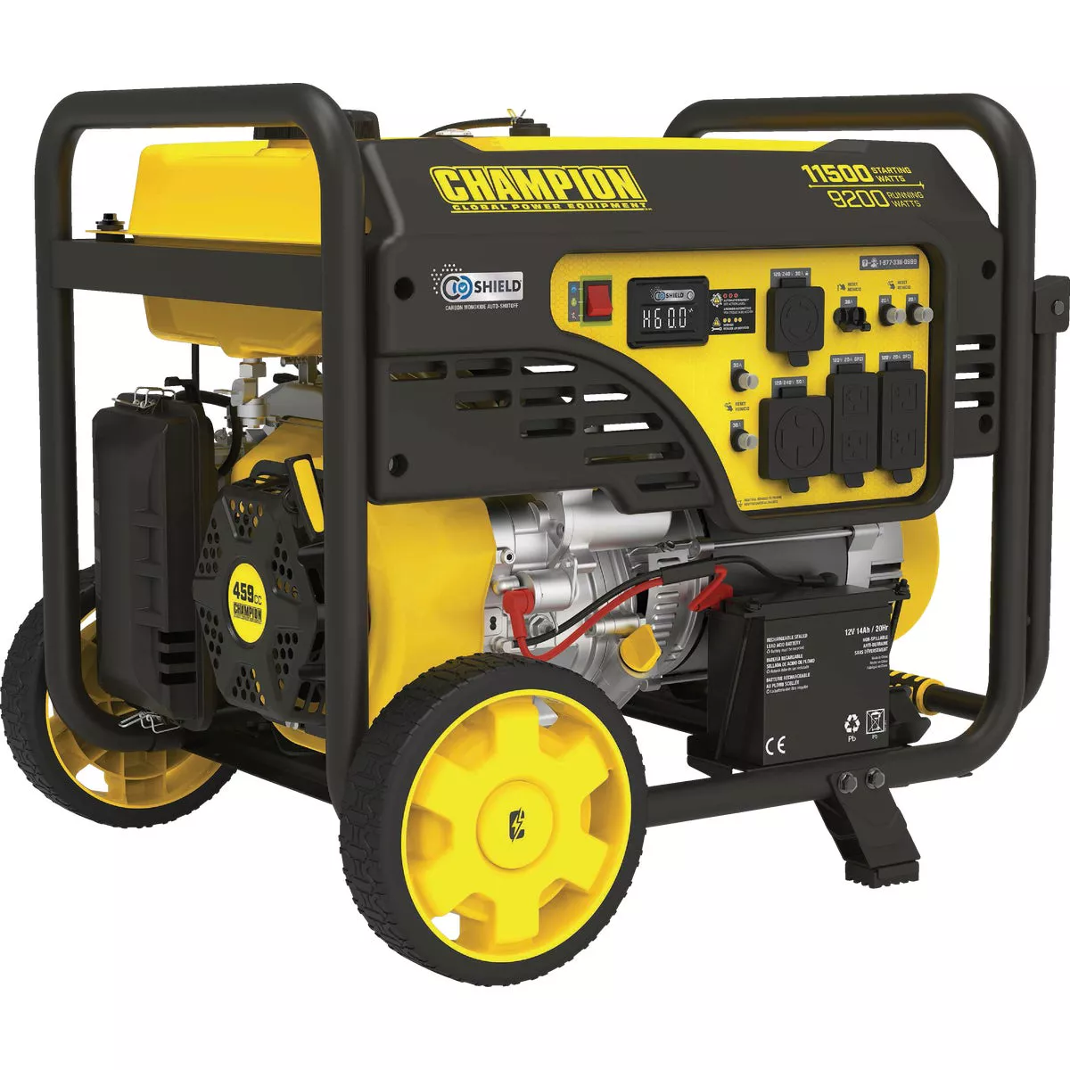 Champion 9200W Gasoline Powered Electric/Recoil Start Portable Generator