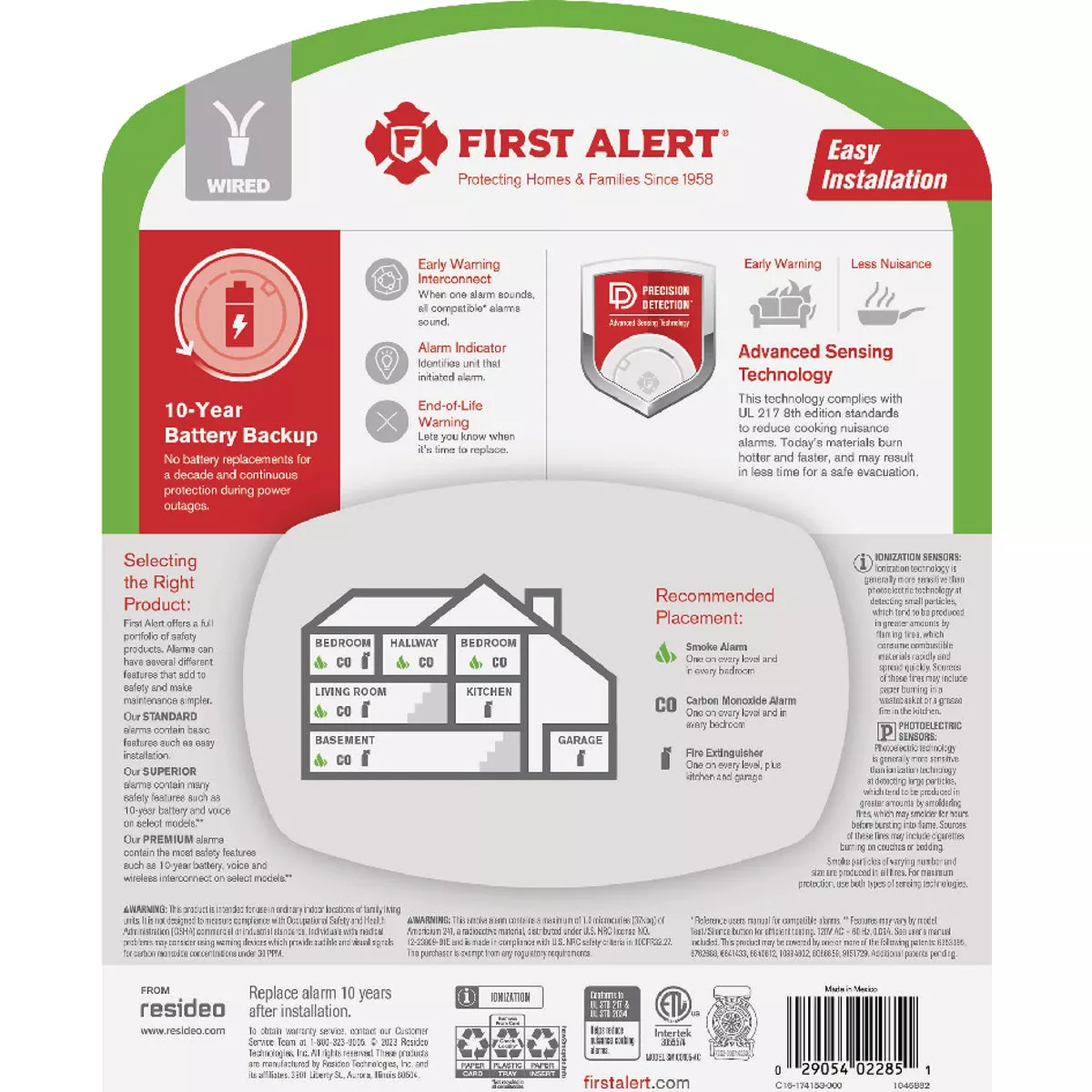 First Alert SMICO105-AC 2-In-1 Interconnect Hardwire Ionization Smoke & Carbon Monoxide Alarm - photo 2