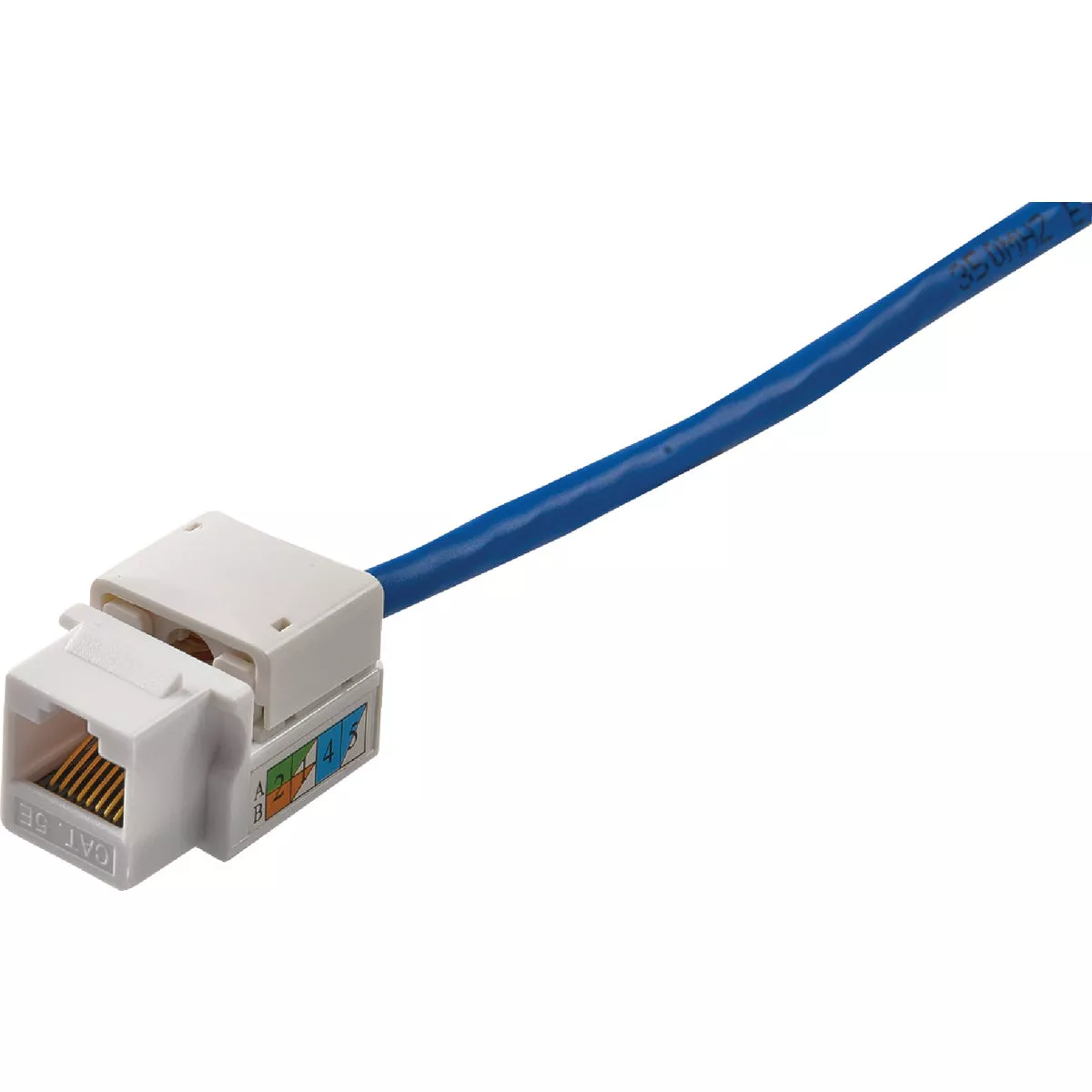 RCA Keystone CAT6/5E RJ45 White Modular Jack - photo 2