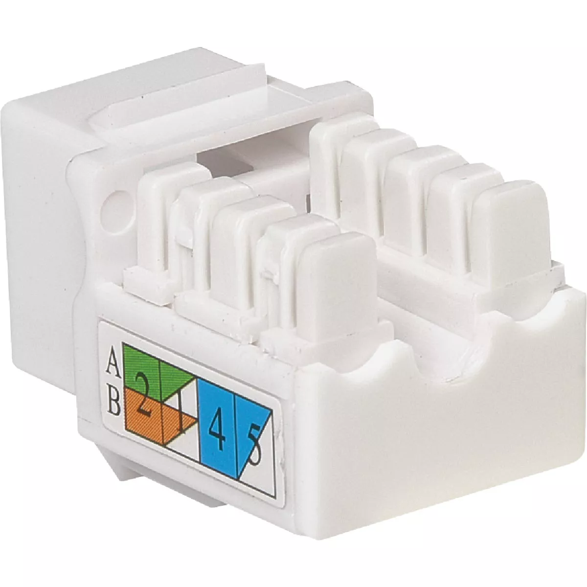 RCA Keystone CAT6/5E RJ45 White Modular Jack | Do it Best