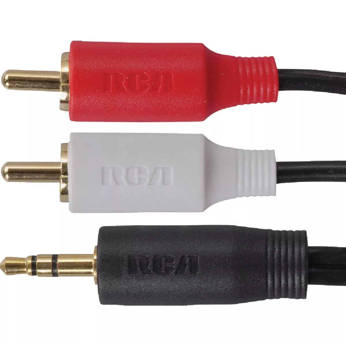 RCA 3 Ft. Single 3.5 mm Male RCA Y-Adapter - photo 2