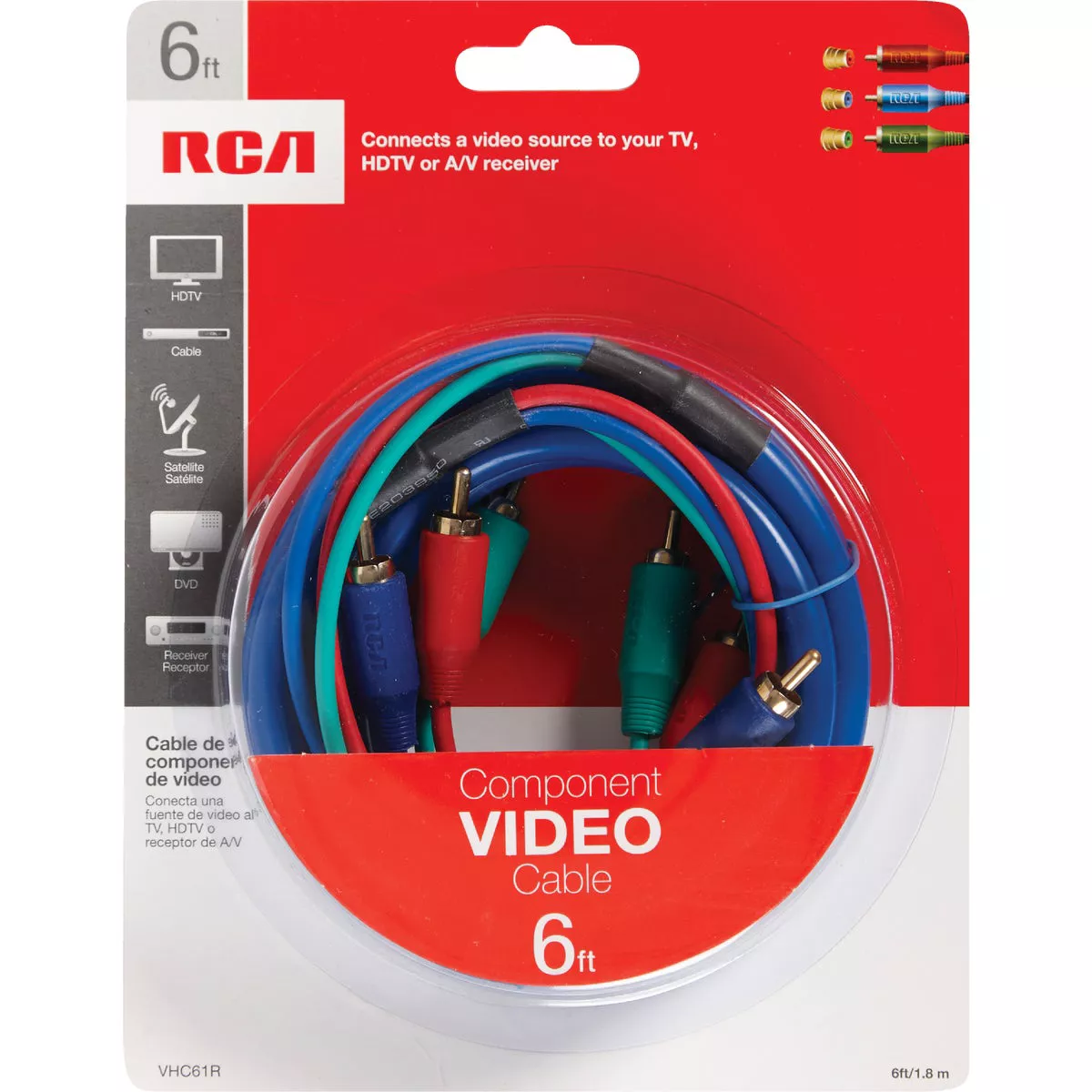 RCA 6 Ft. Computer Component Video Cable - photo 2