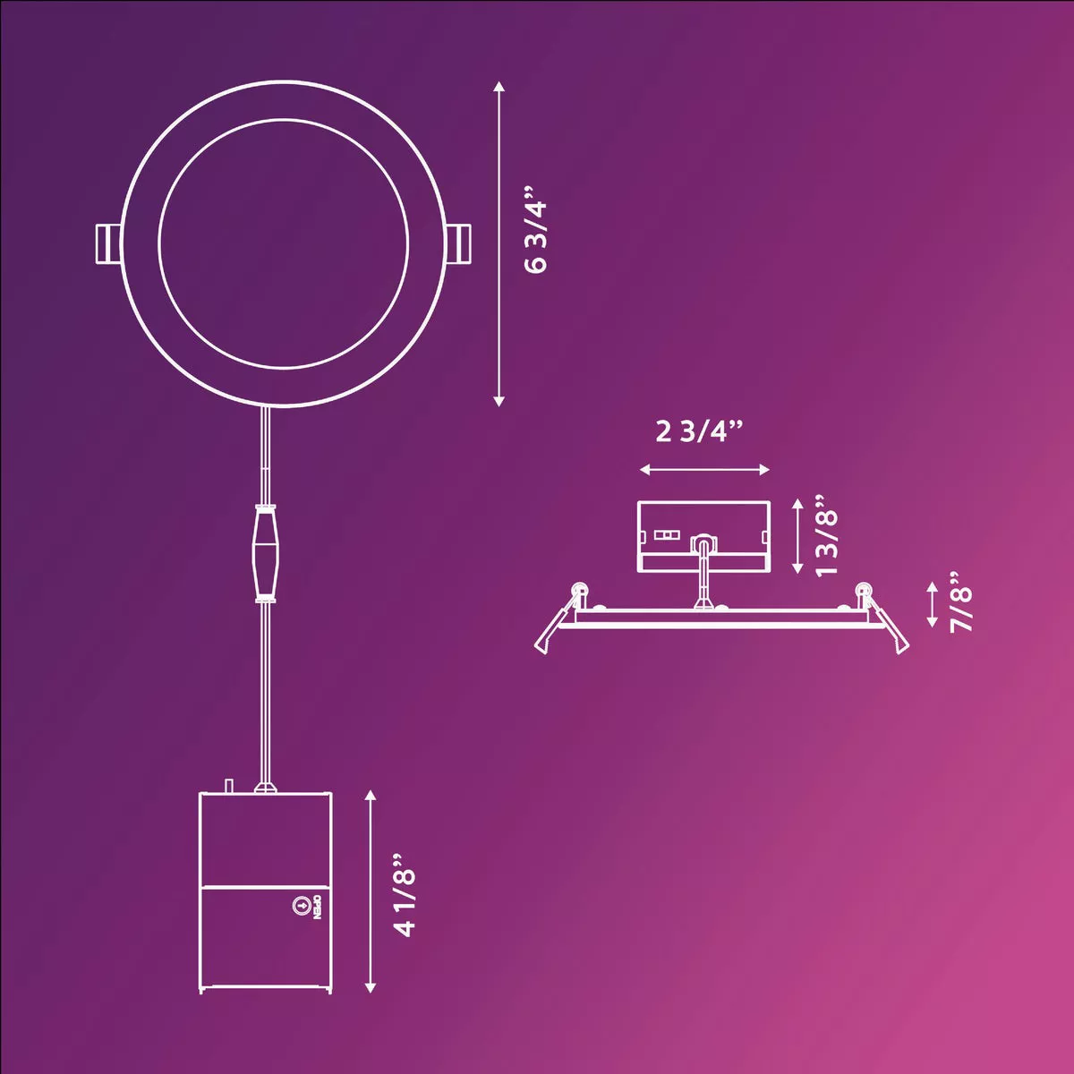 Philips 6 In. White Canless Selectable CCT LED Recessed Light Kit - photo 3