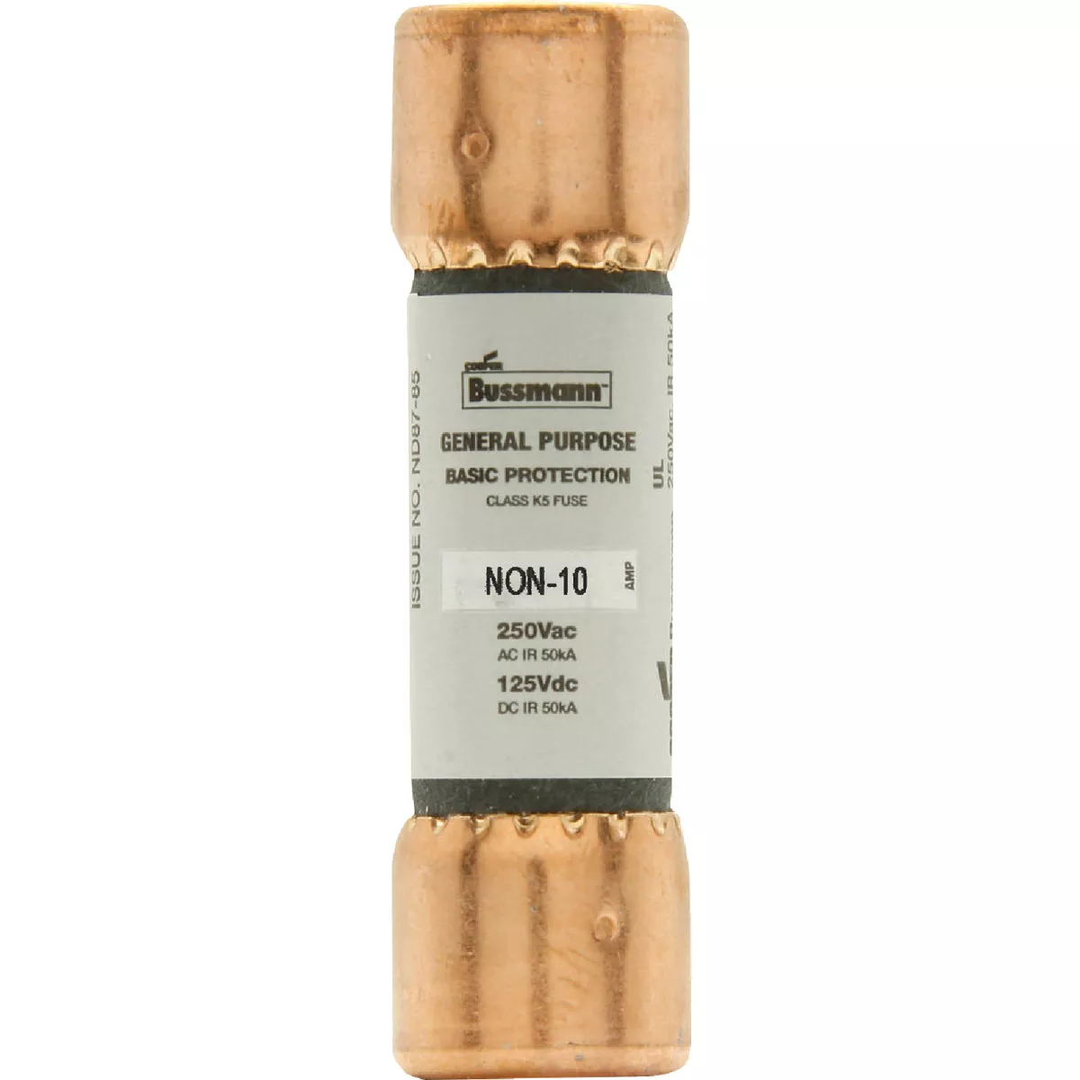 Bussmann 10A NON Cartridge General Purpose Cartridge Fuse
