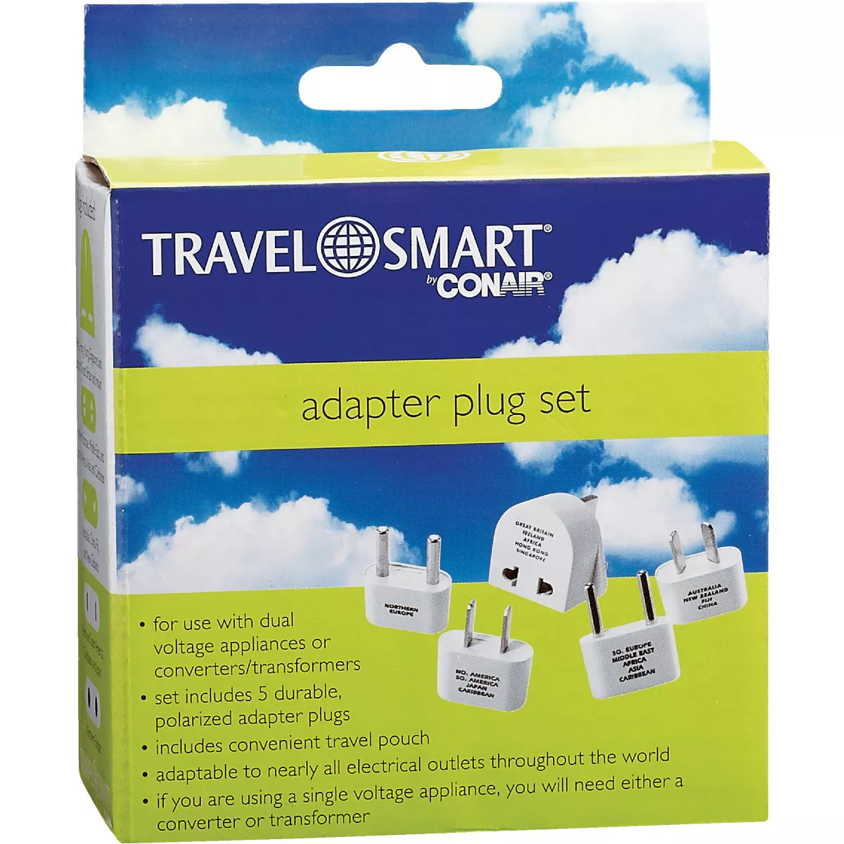 Conair Travel Smart Foreign Adapter Plug Kit - photo 2