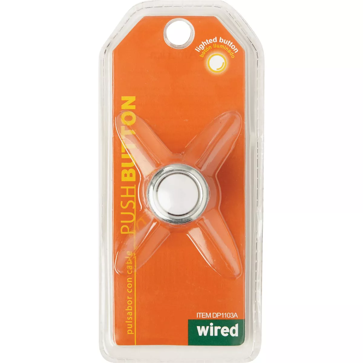 Heath Zenith Wired Silver Round LED Lighted Doorbell Push-Button - photo 2