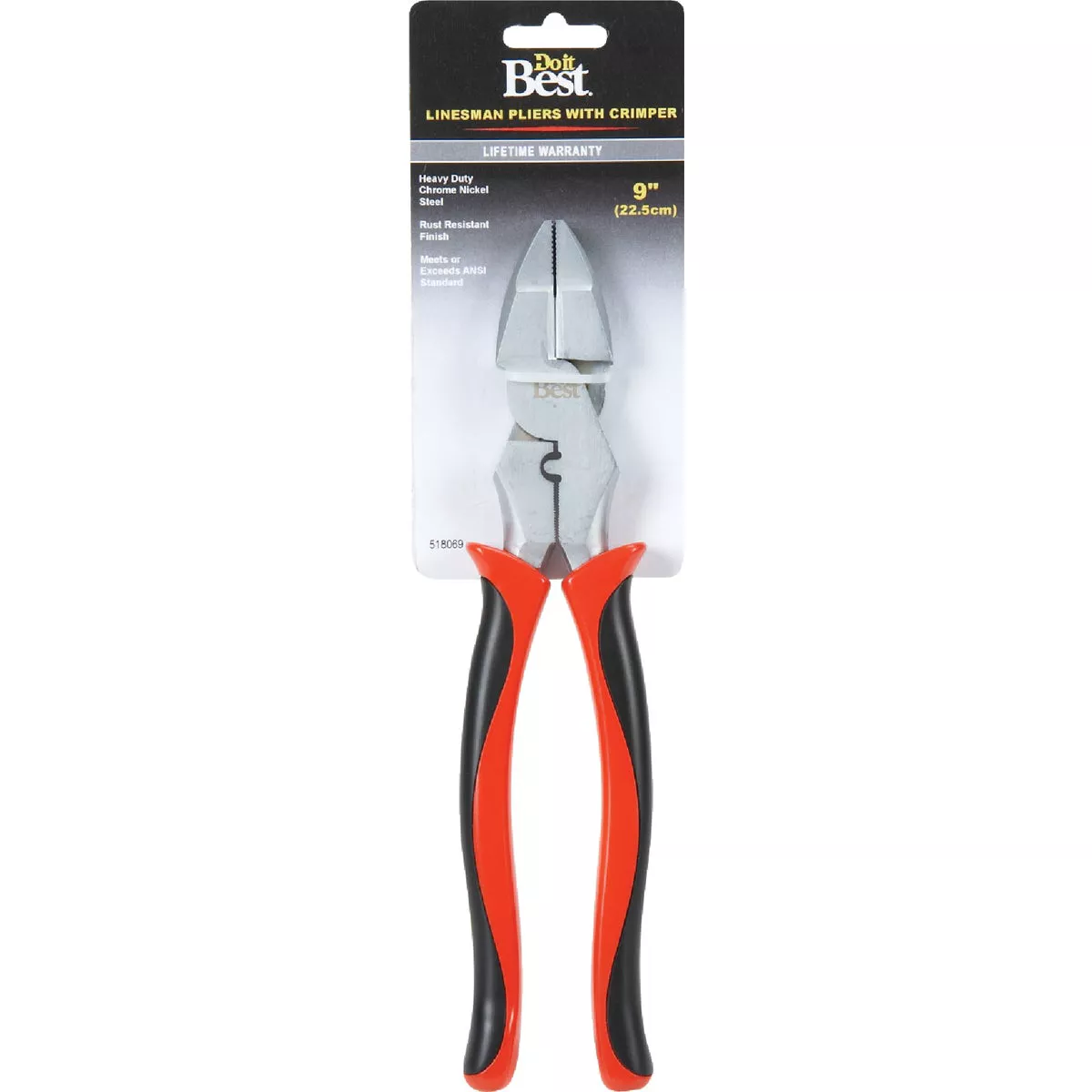 Do it Best 9 In. Linesman Pliers with Crimper - photo 2