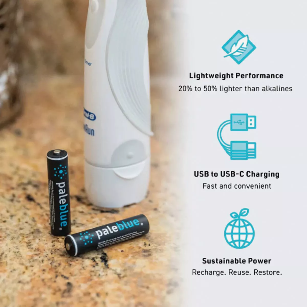 Paleblue AAA Lithium-Ion Rechargeable Battery (4-Pack) - photo 4