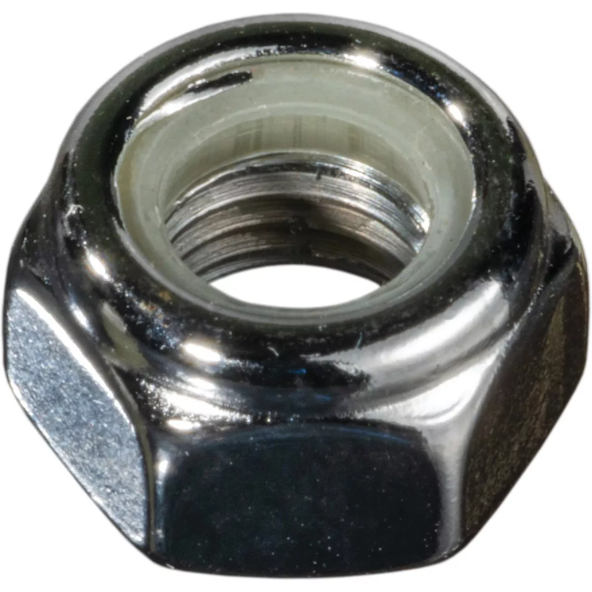 Midwest Fastener 8mm-1.0 Chrome Plated Class 6 Steel Fine Thread Nylon Insert Lock Nuts (10 Ct.)