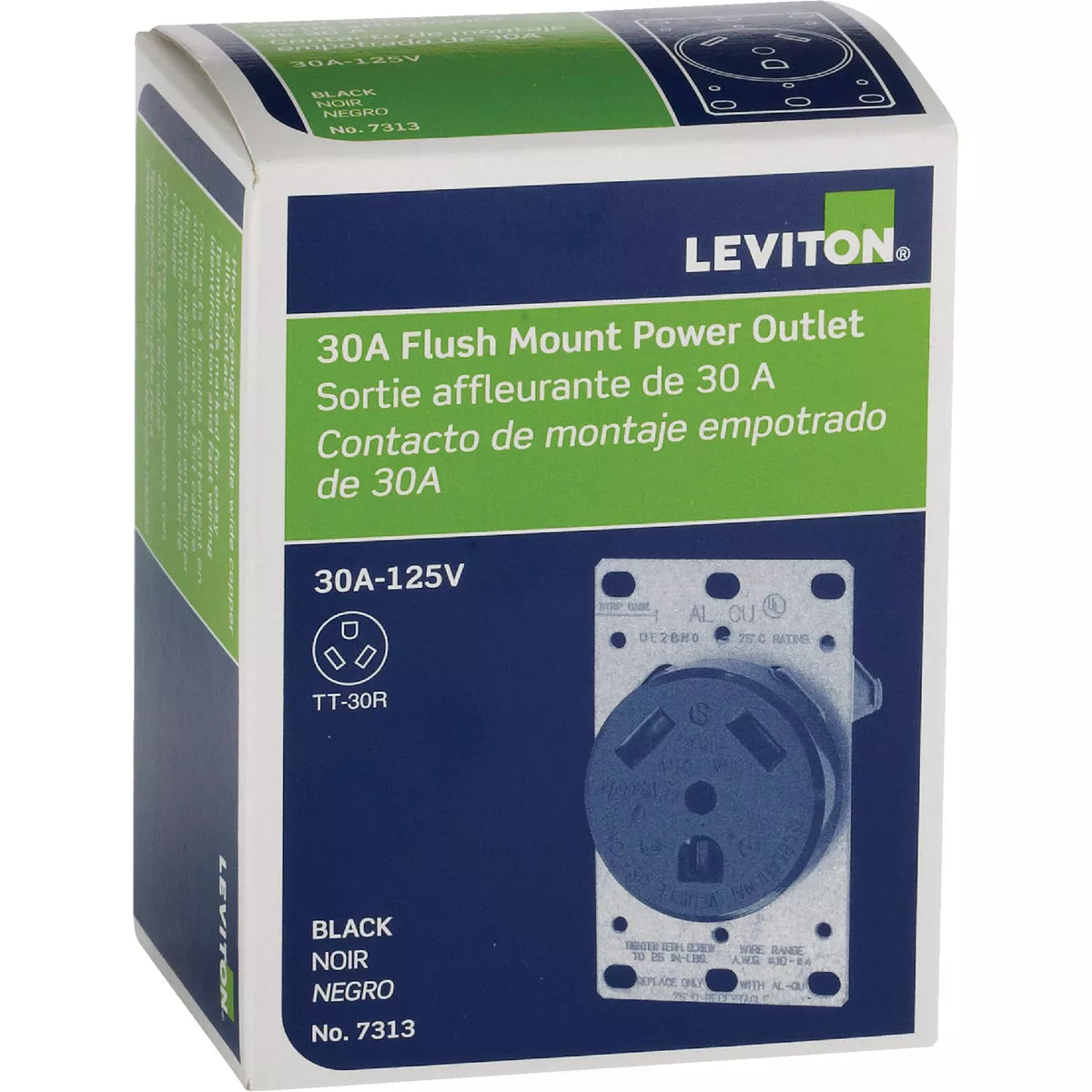 Leviton 30A Female Power Outlet RV Receptacle - photo 2