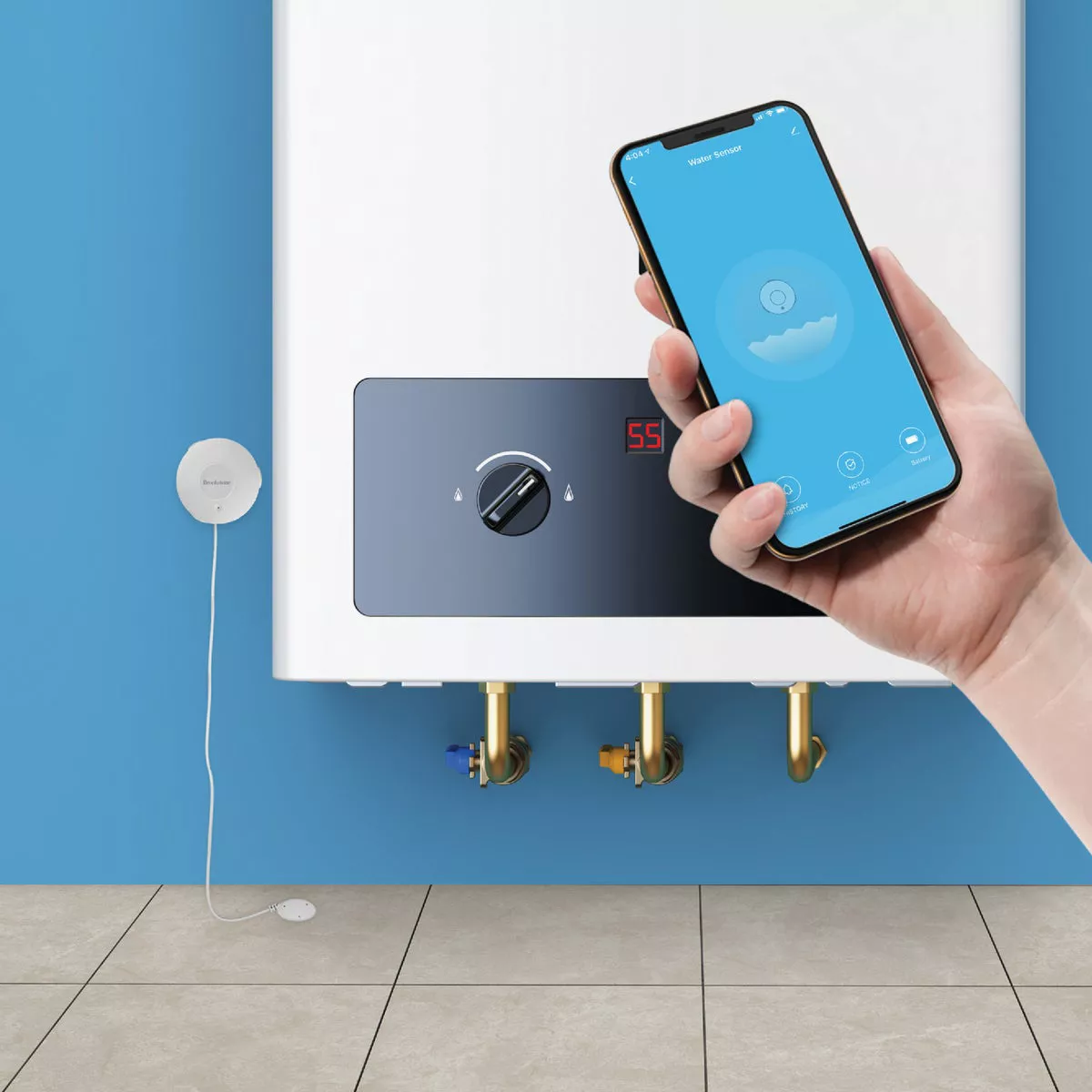 Brookstone Battery Operated Smart Water Sensor - photo 7